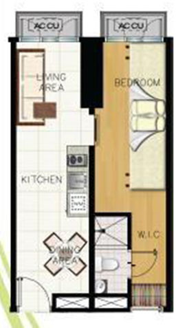 green residences combination unit floor plan