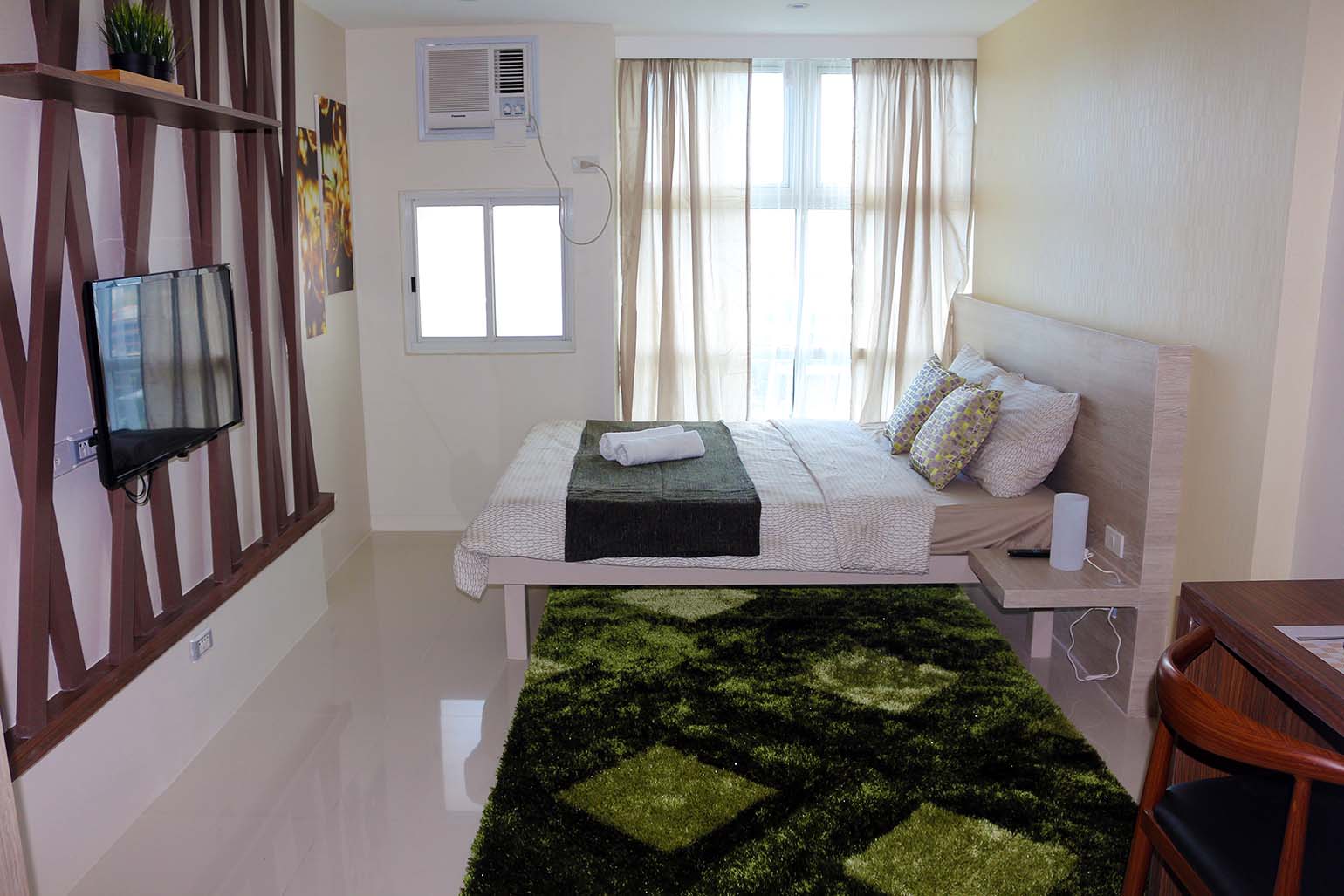 Fully Runished Studio Condo for Rent in Quezon City, near ABS CBN area