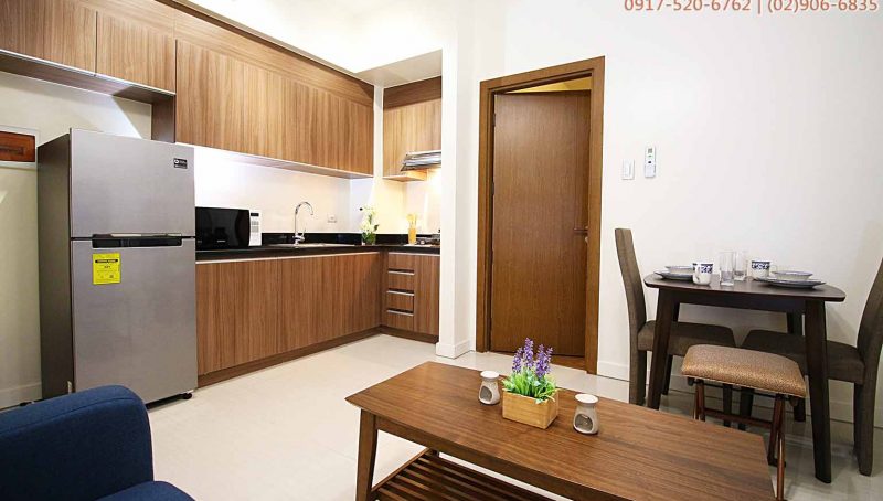 Rent 1 bedroom with parking in Sapphire Bloc condominium in Ortigas, Mandaluyong